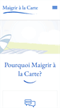Mobile Screenshot of maigriralacarte.com